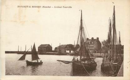 CPA FRANCE 50 "St Vaast La Hougue, Le quai Tourville".