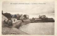 50 Manche CPA FRANCE 50 "St Vaast la Hougue, La brèche et l'ancien port".