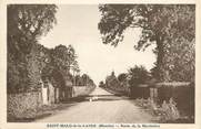 50 Manche CPA FRANCE 50 "Saint Malo de la Lande, Route de la Martinière".