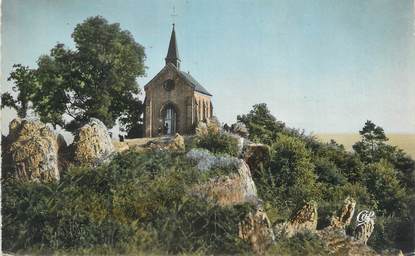 CPSM FRANCE 50 " Mortain, La petite chapelle St Michel".