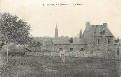 CPA FRANCE 50 " Marigny, Le Haras".