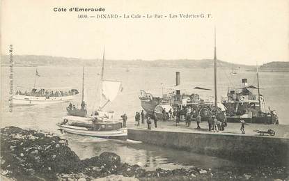 CPA FRANCE 35 "Dinard, la Cale, les Vedettes"