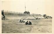 50 Manche CPA FRANCE 50 " Hauteville sur Mer, La digue et la plage".