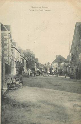 CPA FRANCE 50 " Cuves, Rue centrale".