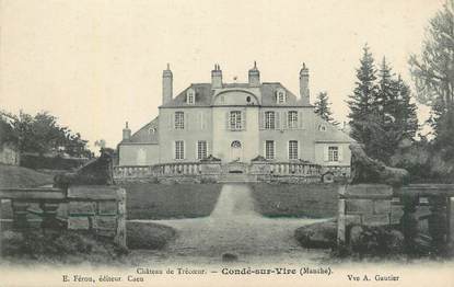 CPA FRANCE 50 " Condé sur Vire, Château de Trécoeur".