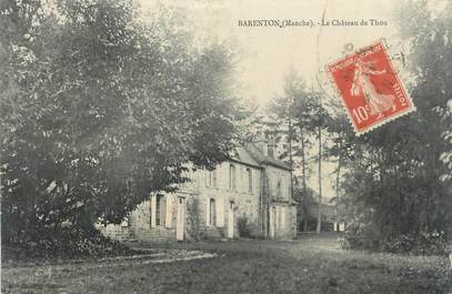 CPA FRANCE 50 " Barenton, Le château de Thou".