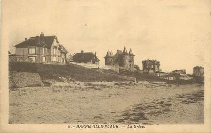 CPA FRANCE 50 " Barneville Plage, La grève".