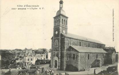 CPA FRANCE 35 "Dinard, L'Eglise"