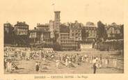 35 Ille Et Vilaine CPA FRANCE 35 "Dinard, Crystal Hotel, la plage"