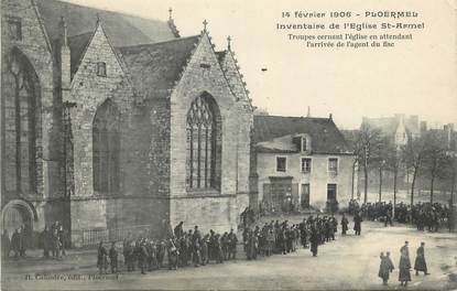 CPA FRANCE 56 " Ploermel, Inventaire de l'Eglise St Armel".