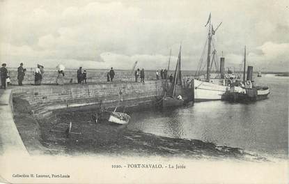 CPA FRANCE 56 " Port Navalo, La jetée".