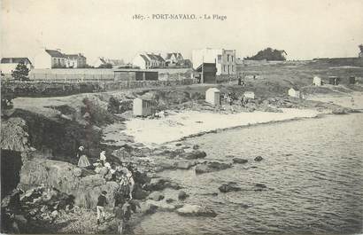 CPA FRANCE 56 " Port Navalo, La Plage".