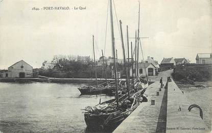 CPA FRANCE 56 " Port Navalo, Le quai".