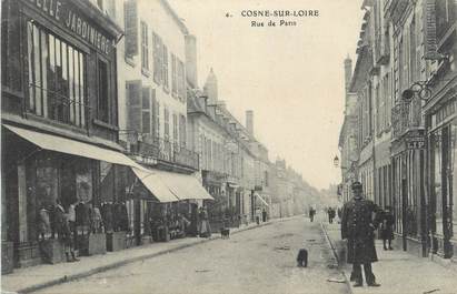 CPA FRANCE 58 " Cosne sur Loire, Rue de Paris".