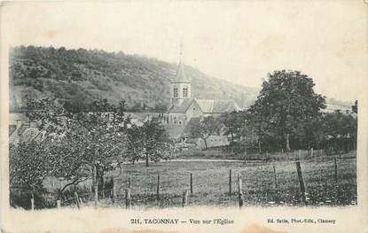 CPA FRANCE 58 "Taconnay, Vue sur l'église".