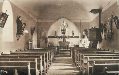 CPA FRANCE 58 " Montigny en Morvand, Intérieur de l'église".