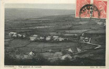 CPA FRANCE 58 "Gacogne, Vue générale de Lavault".