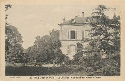 CPA FRANCE 58 "Flez Cuzy, Le château".