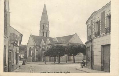 CPA FRANCE 78 " Orgeval, Place de l'église".