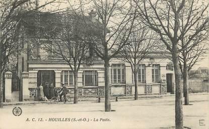 CPA FRANCE 78 " Houilles, La Poste".