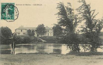 CPA FRANCE 78 " Environs de Meulan, Ile Belle".