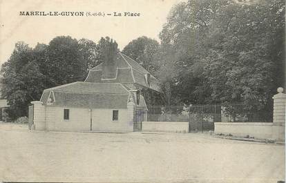 CPA FRANCE 78 " Mareil le Guyon, La place".