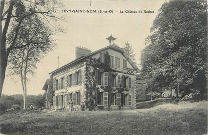 CPA FRANCE 78 "Levy St Nom, Le château des roches".