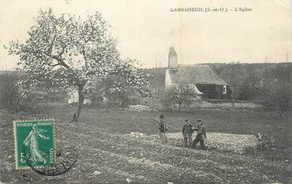 CPA FRANCE 78 "Gambaiseuil, L'église".