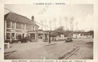 CPA FRANCE 78 "Gambais, Grande rue, Maison Breteau".