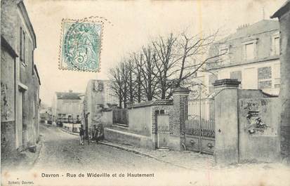 CPA FRANCE 78 " Davron, Rue de Wideville et de Hautement".