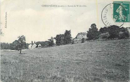 CPA FRANCE 78 " Crespières, Sente de Wideville".