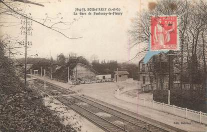 CPA FRANCE 78 "Bois d'Arcy, La gare de Fontenay le Fleury".