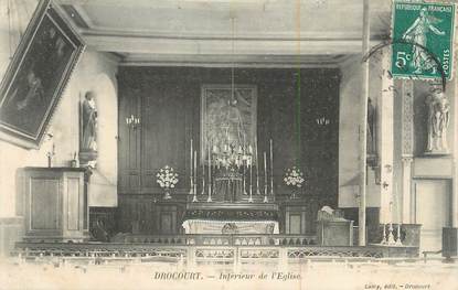 CPA FRANCE 78 "Drocourt, Intérieur de l'église".