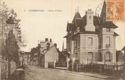 CPA FRANCE 27 " Thiberville, Route d'Orbec".