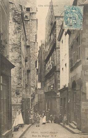 CPA FRANCE 35 "Saint Malo, la rue du Boyer"