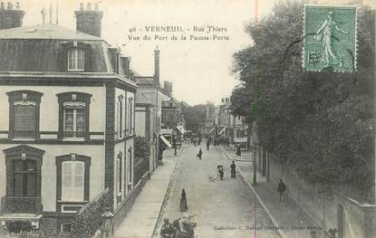 CPA FRANCE 27 " Verneuil, Rue Thiers'.