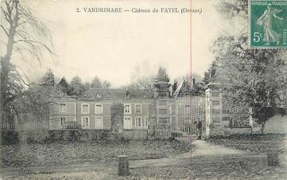 CPA FRANCE 27 " Vandrimare, Château du Fayel".
