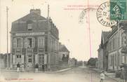 27 Eure CPA FRANCE 27 " Les Thilliers en Vexin, Gendarmerie et route de Bordeaux St Clair".