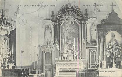 CPA FRANCE 27 " St Amand des Hautes Terres, Intérieur de l'église".