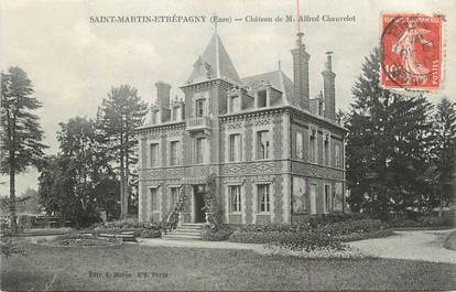 CPA FRANCE 27 " St Martin Etrépagny, Chateau de M. Alfred Chauvelot".