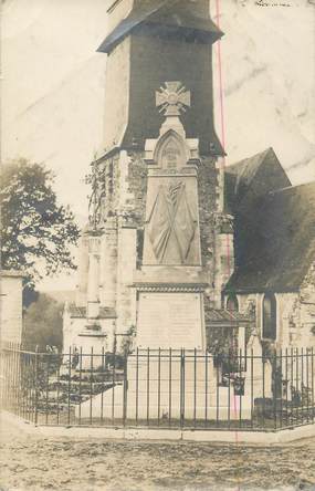 CARTE PHOTO FRANCE 27 " St Aubin sur Gaillon, Le monument aux morts'".