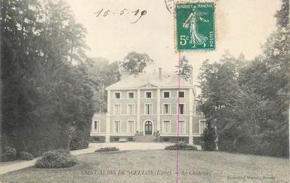 CPA FRANCE 27 " St Aubin de Scellon, Le château".