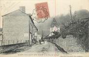 27 Eure CPA FRANCE 27 " St Philibert sur Risle, La rue de la gare".