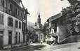 CPSM FRANCE 74 " St Gervais les Bains, Le centre de la ville, l'église et l'hôtel de ville".