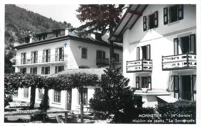 CPSM FRANCE 74 " Monnetier, Maison de repos La Savoyarde".