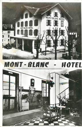 CPSM FRANCE 74 " Vallorcine, Hôtel Mont Blanc".