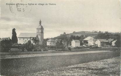 CPA FRANCE 74 " Tholon, Eglise et village"'.