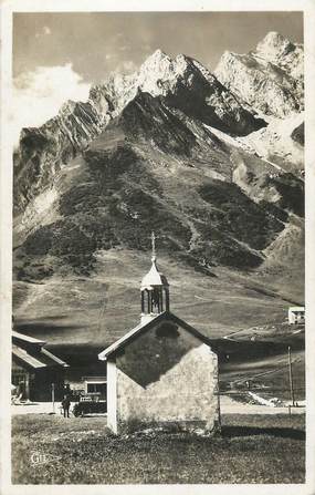 CPSM FRANCE 74 "Le Col des Aravis, La chapelle et le Pic de l'Etale".