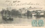 33 Gironde CPA FRANCE 33 "Saint Denis de Pile, les bords de l'Isle"