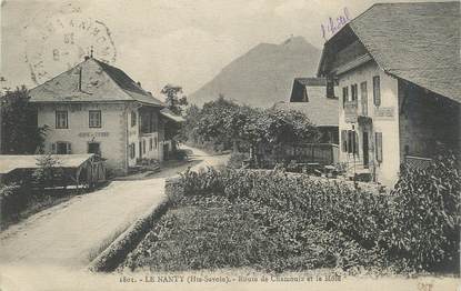 CPA FRANCE 74 "Le Nanty, Route de Chamonix et le Môle".